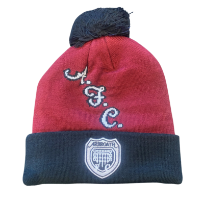 Maroon AFC retro Bobble hat (new design)